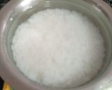 A picture of step 1 of Panta Bhaat (Leftover Fermented Rice) with Daler Bora.