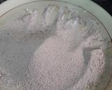 A picture of step 1 of Chocolate Bubbly Waffle.
