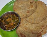 A picture of step 6 of Jowar Bhakri.