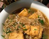 Foto langkah ke 3 dari resep Tumis Tofu Enoki Saus Tiram.