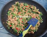 Foto langkah ke 8 dari resep Ulukutek Oncom Leunca Kemangi Simple.