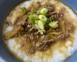 Foto langkah ke 4 dari resep Bubur Daging Sederhana.