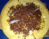 Foto langkah ke 4 dari resep Martabak Pandan Keju dan Vanilla Coklat (Teflon).