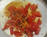 A picture of step 3 of Aloo palak recipe.