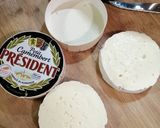 Une image de l'étape 1 de 🎀Camembert Farçi Crème de Champignons et Truffes blanches.