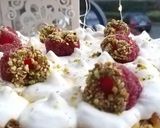 Une image de l'étape 11 de Kachtalia crèmeuse à la verveine, eau de fleur d'oranger et crème de coco🍓🥥🍰.
