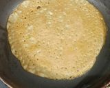 A picture of step 5 of Singhara flour Sprouts Chilla.