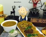 A picture of step 10 of Instant Millet Spinach Mini Dosa with Moong Dal Sambhar and Traditional Coconut Chutney.
