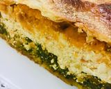 Foto del paso 7 de la receta: 🥮TORTA 🟠⚪️🟢 DE CALABAZA 🎃 RICOTTA 🍚 Y VERDURAS 🥬