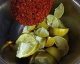 A picture of step 3 of Instant Sweet And Tangy Lemon Pickle.