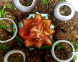 A picture of step 3 of Quick chapli kebabs😊.