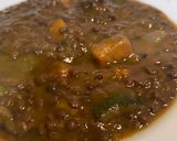 Foto del paso 9 de la receta: Lentejas caviar con boniato y calabacín