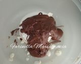 Foto del passaggio 5 della ricetta Torta cioccolatosa con crema di mascarpone e crema alle nocciole