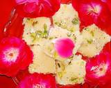 Fresh coconut pistachio burfi recipe step 5 photo