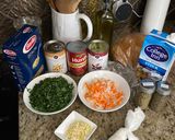 A picture of step 1 of Pasta Fagioli.