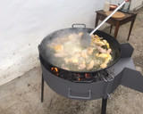 Foto del paso 11 de la receta: Paella de La Safor, (con albóndigas) hecha con leña...🔥
