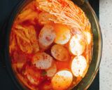 Hình bước làm 1 của món Canh Kim Chi