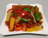 A picture of step 9 of Sweet and Sour Pork.