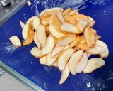 A picture of step 6 of Apple and Pink Praline Tart.