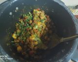 A picture of step 4 of Soya pulao.