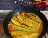 A picture of step 6 of Coconut Eggplant Curry.