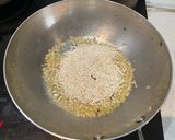 A picture of step 5 of Porcini risotto.