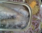 صورة لخطوة 9 من وصفة شكشوكة البصل بالسردين والزيتون