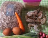 Foto langkah ke 1 dari resep Mie Nyong Udang Goreng (Mie Umbi Ganyong).