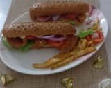 A picture of step 7 of Chicken salami sandwich.