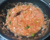 A picture of step 5 of Dal Palak.
