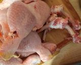 Egész csirkecombfilé rizibizivel és párolt zöldséggel recept fázis 2 fotója