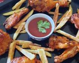 A picture of step 6 of Fried chilli chicken.
