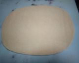 A picture of step 2 of Spicy omelette stuffed 'roti'.