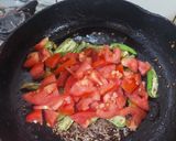 A picture of step 3 of Tomato with chillies.