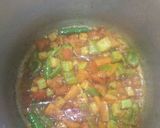 A picture of step 3 of Daliya Khichadi.