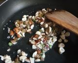 A picture of step 1 of Kashmiri pulav.