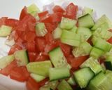 A picture of step 2 of Mango salsa.