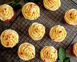 A picture of step 4 of Red Velvet Cupcakes.