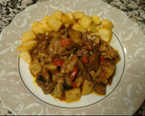 Foto del paso 6 de la receta: Contramuslos de pollo con higaditos y verduras