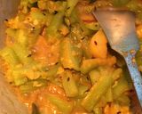 A picture of step 5 of Dudh Jhinge / Milky Ridge Gourd.