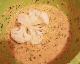 A picture of step 1 of Fried Cauliflower with a Special Mix.