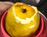 A picture of step 2 of Stuffed Mango Ice Cream.