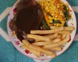 Foto langkah ke 6 dari resep Steak Wagyu saus Barbeque.