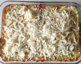 Фото кроку 10 до Овощная запеканка с курицей🍗🌶️🧅🍅.
