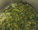 A picture of step 2 of Thotakura allam karam/Amaranth leaves curry cooked in milk#greenveg.