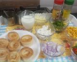 A picture of step 1 of Cheesy vol-vou-vent-shells.