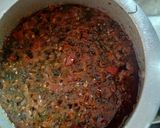 A picture of step 4 of Palak corn sabji.