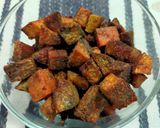 A picture of step 2 of Elephant Yam Fry.