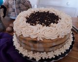 Foto del passaggio 8 della ricetta Torta al cacao e noci con namelaka al caffè