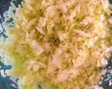 A picture of step 1 of Cabbage yam kababs.